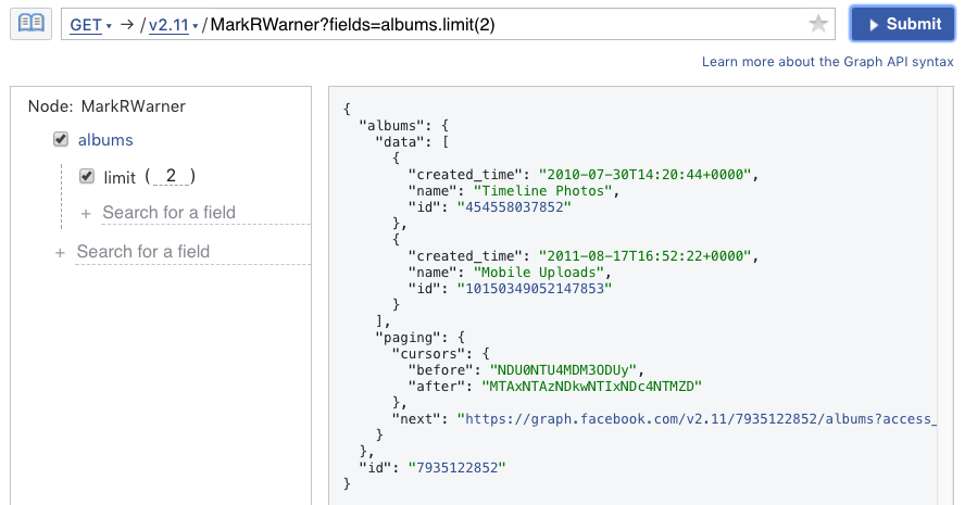 Collecting Facebook Data With The Graph Api Social Feed Manager - 